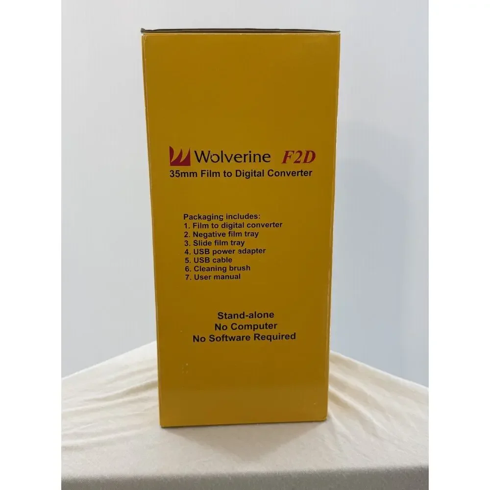 Wolverine F2D 35mm Film to Digital Converter Stand-Alone Sealed Working Order